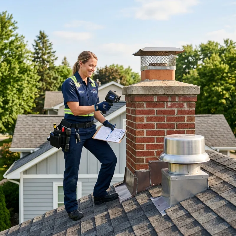 Technician removing a deceased bird from an indoor space in Long Forest